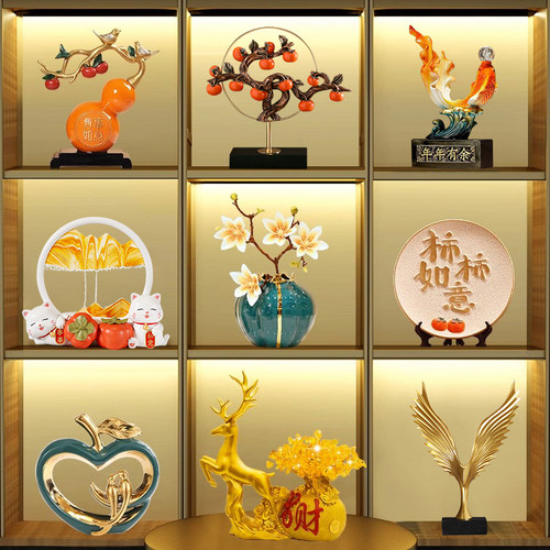 海贝海轻奢高档酒柜装饰摆件