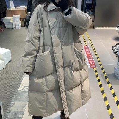 长款加厚羽绒服女过膝