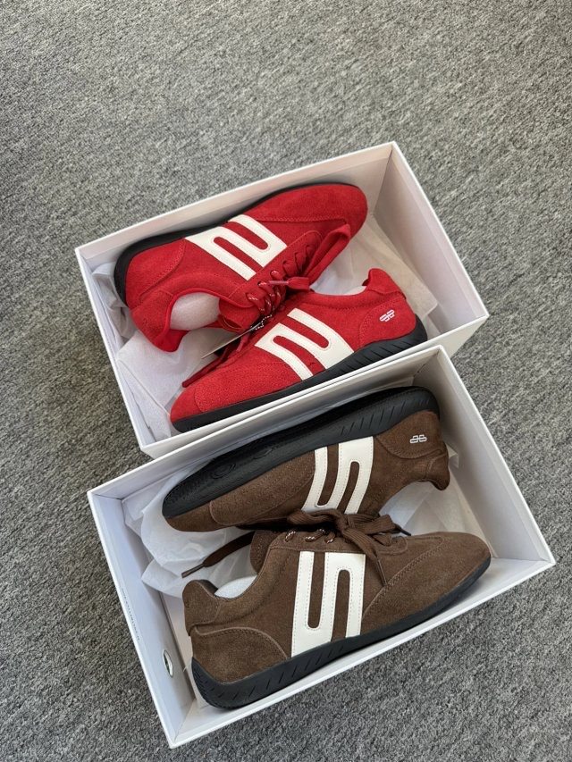 单鞋！太美了明星同款撞色阿甘鞋薄底红色德训鞋女鞋子天猫409多,女鞋,德训鞋,淘宝优惠券,粉丝福利购,淘宝优惠卷