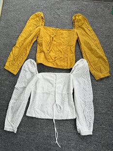 特别耐看洋气 女士春秋长袖 精致唯美浪漫清新衬衫 非常精致 包邮