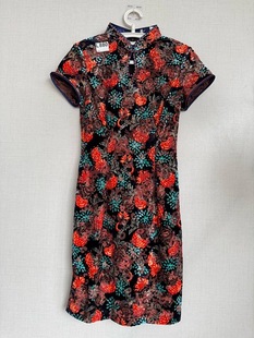 946 胸围80 72长86 太美了 腰围66 弹力大复古旗袍裙L880