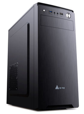 金河田 风爆II 19版U3 机箱 USB3.0办公/家用台式机ATX机箱