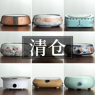 清仓电陶炉煮茶器电热炉加热煮茶壶保温炉单炉子泡茶炉煮茶炉 特价