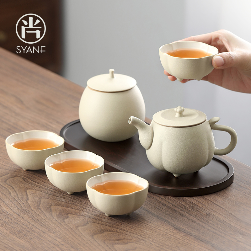 功夫茶具一人饮单人办公室家用小型便携式泡茶壶茶具套装2024新款