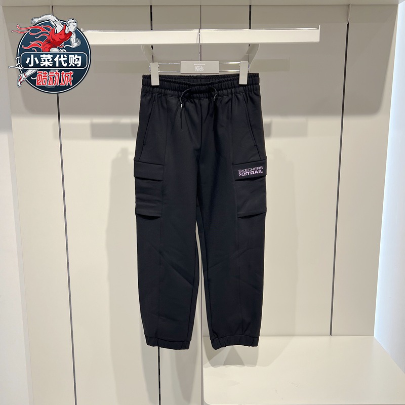 女童裤休闲运动针织长裤Skechers