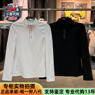 安踏运动2026春季女子高弹长袖T恤衫磨毛保暖针织上衣162617404S