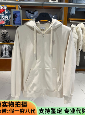 MLB男女情侣帽衫2025新款时尚简约加绒保暖连帽卫衣外套3ATRB0156