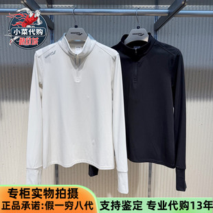 Saucony索康尼女士跑步训练立领保暖半拉链长袖 SA1250SW91T 针织衫