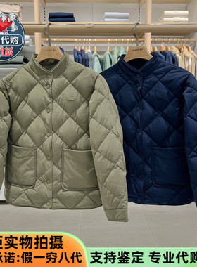 LACOSTE法国鳄鱼女士户外休闲风双面穿鸭绒羽绒服外套夹克BF2516