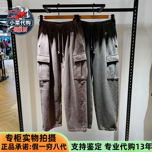 Champion冠军2025新加绒卫裤 女U5CPTSM018 男潮牌宽松直筒水洗长裤