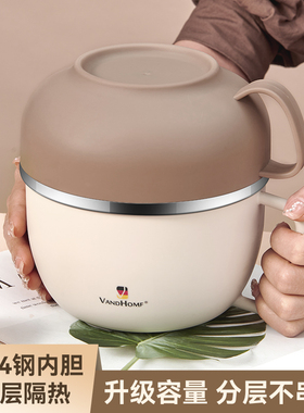 304不锈钢饭盒上班族学生专用快餐杯饭盆食堂打饭饭碗学生饭缸碗