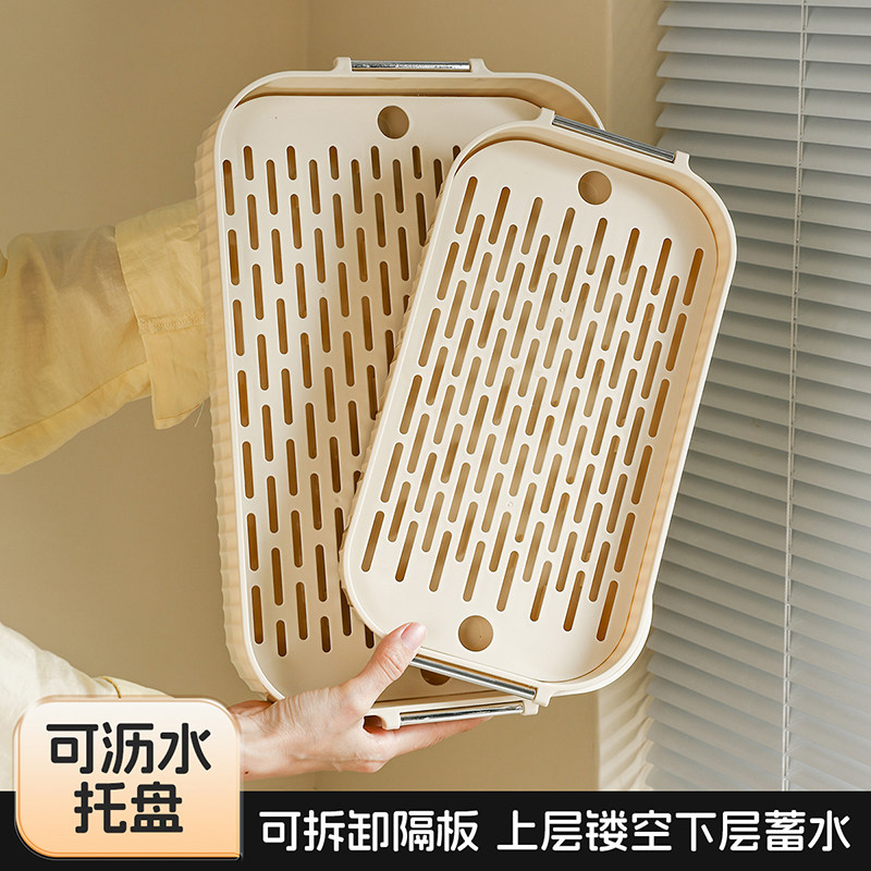 轻奢茶盘水果盘沥水托盘家用客厅茶几杯子茶杯水杯放置茶具长方形,餐饮具,餐用托盘,淘宝优惠券,粉丝福利购,淘宝优惠卷