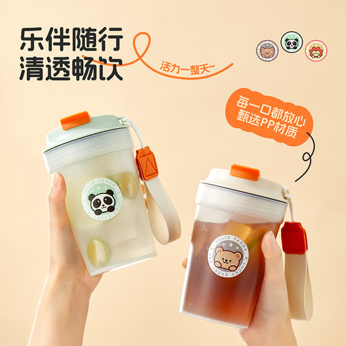 PP加厚材质一杯双饮口