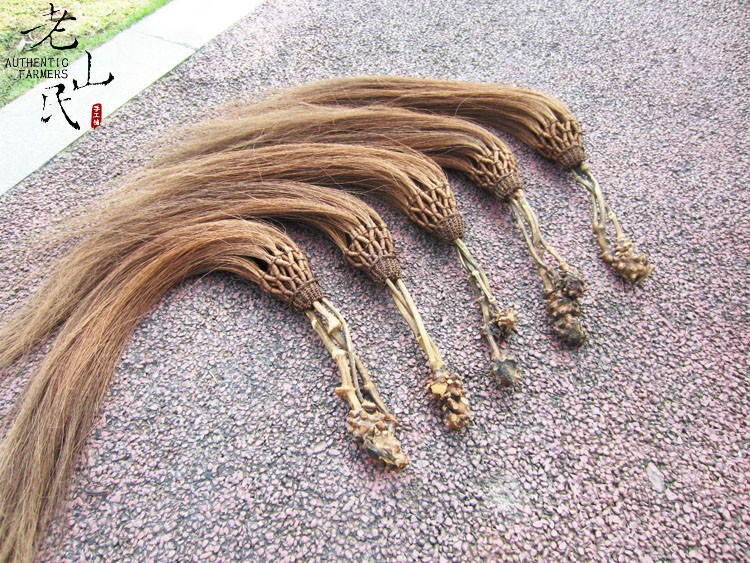 拂尘手工棕丝太极拂尘拂子马尾棕毛拂尘收藏云展手编拂尘