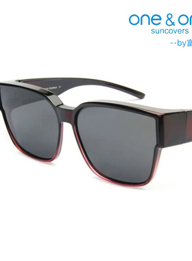 one&one近视太阳镜偏光套镜男女款时尚大框外出眼镜驾驶墨镜76061