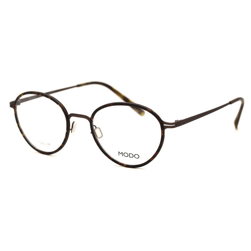 美国MODO暮尔杜复古圆框超轻钛架全框时尚男女近视眼镜4403 4416