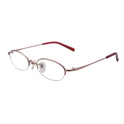 精工优雅纯钛半框女款近视