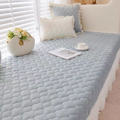 四季通用飘窗垫子防滑毛绒阳台窗台垫定做卧室榻榻米加厚新款定制