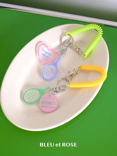 亚克力钥匙扣BleuetRose网球