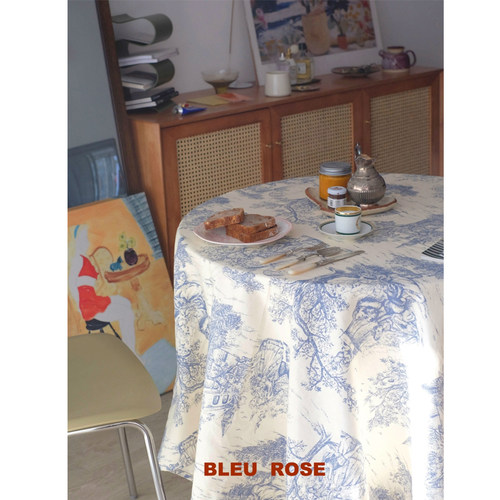 BLEU et ROSE【去野餐吧】自制法式田园餐布复古韩系ins桌布野餐 - 封面