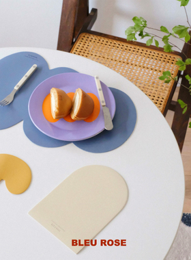 BLEU et ROSE【丸子餐垫】原创PU防水隔热桌垫ins鼠标垫装饰摆拍