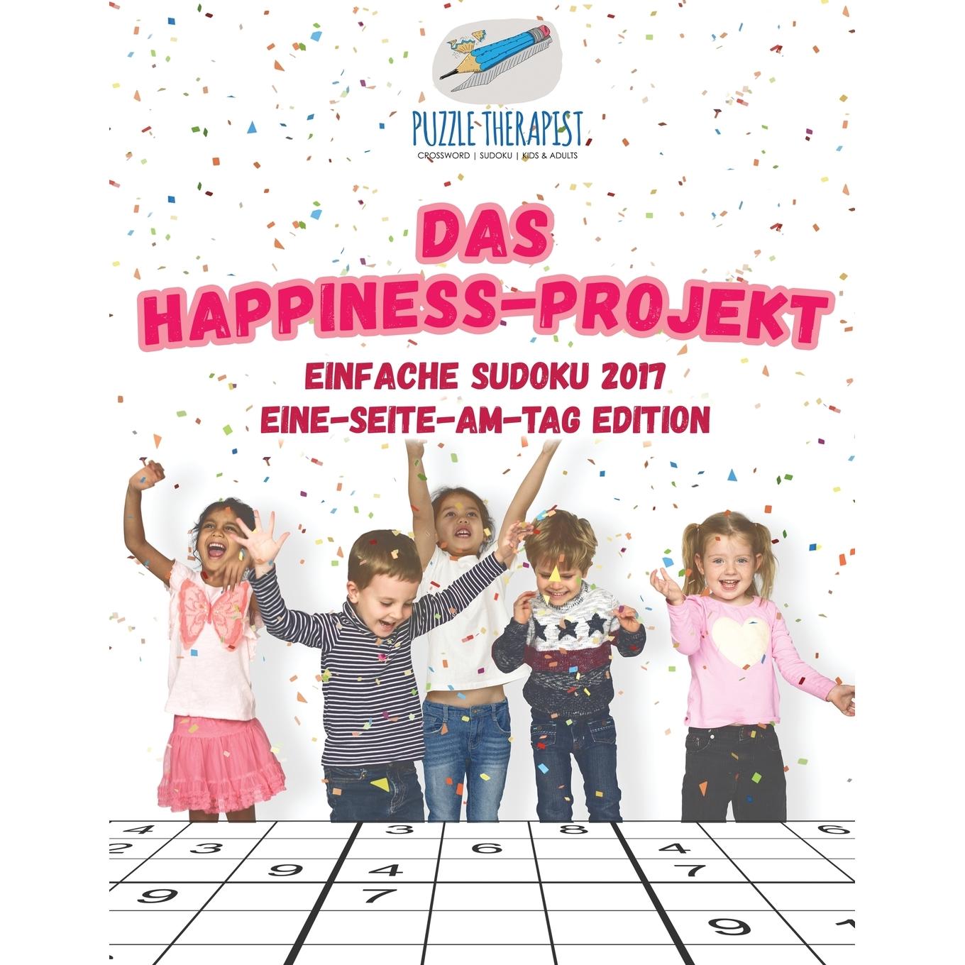 【预售 按需印刷】德文原版Das Happ1ness-Projekt | Einfache Sudoku 2017 Eine-Seite-am-Tag Edition德语ger进口原版正版书籍