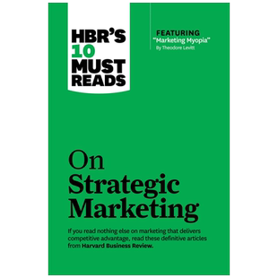 英文原版 HBR 关于战略营销的十篇文章 Hbr's 10 Must Reads on Strategic Marketing  哈佛商业评论 进口正版书籍