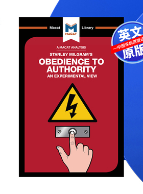 【预售 按需印刷】斯坦利·米尔格兰姆 英文正版 An Analysis of Stanley Milgram's Obedience to Authority 进口书