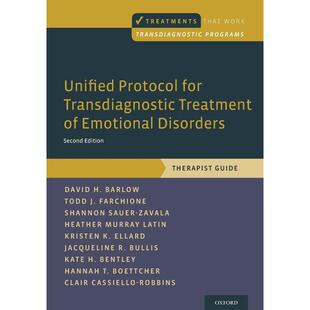 预售【按需印刷】英文原版 Unified Protocol for Transdiagnostic Treatment of Emotional Disorders情绪障碍跨诊断治疗的统一协