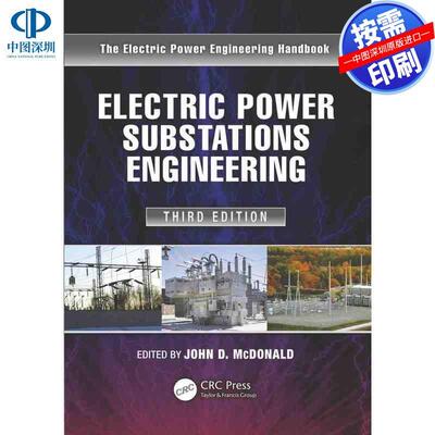预售【按需印刷】英文原版 电力变电站工程 Electric Power Substations Engineering 原装进口正版书籍