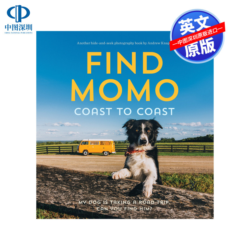 英文原版寻找莫莫海滩边牧