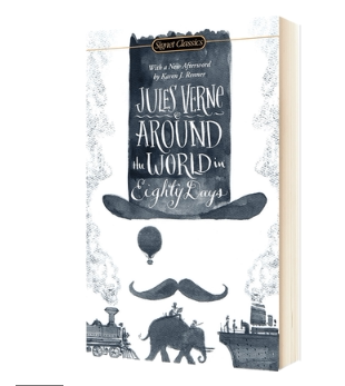 英文原版 环游世界80天 Signet Classics:Around the World in Eighty Days 英文文学 进口书籍正版