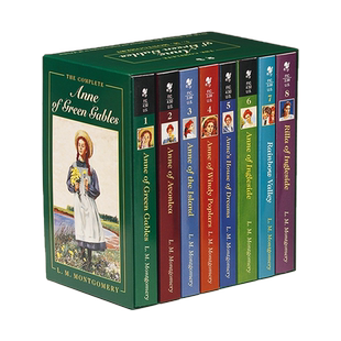 预售英文原版 绿山墙的安妮系列全集 8本套装蒙哥马利 Anne of Green Gables Complete 8 Book L M Montgomery
