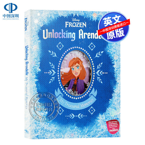 预售英文原版 冰雪奇缘2 打开阿伦黛尔:我的珍贵记忆  Disney Frozen Unlocking Arendelle 迪斯尼绘本画册 暗影森林艾莎安娜 周边