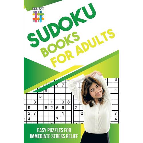 【预售 按需印刷】英文原版Sudoku Books for Adults | Easy Puzzles for Immediate Stress Relief进口原版正版书籍