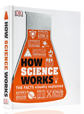 【预售英文原版】DK视觉图解百科 科学是如何运作的 How Science Works: The Facts Visually Explained  精装彩色插图