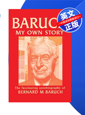 【预售 按需印刷】巴鲁克自传 英文正版 Baruch My Own Story  人物传记  进口书