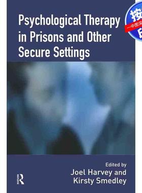 预售【按需印刷】英文原版 监狱及其他场所的心理治疗 Psychological Therapy in Prisons and Other Settings 原装进口正版书籍