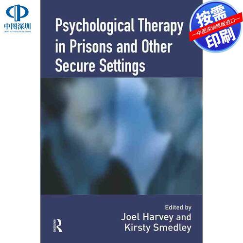 预售【按需印刷】英文原版 监狱及其他场所的心理治疗 Psychological Therapy in Prisons and Other Settings 原装进口正版书籍
