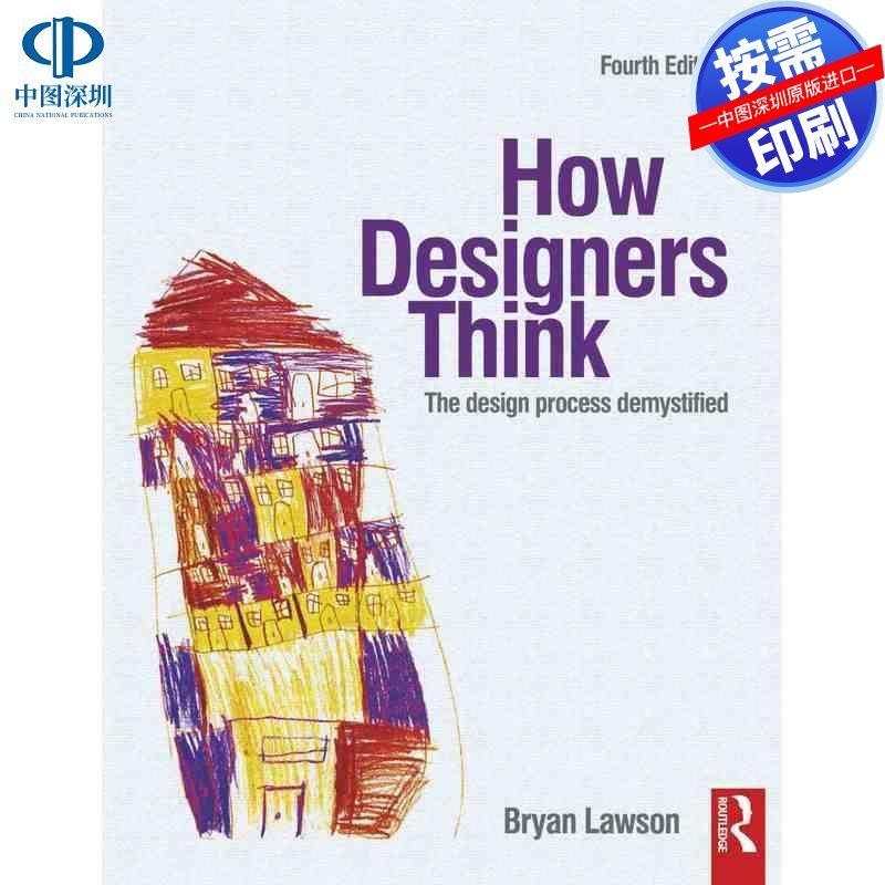 预售【按需印刷】英文原版 设计师如何思考 How Designers Think 原装进口正版书籍