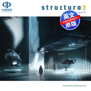 英文原版 结构二 Structura2: The Art of Sparth 进口艺术书 HALO 图像 Photoshop技术 提高数字艺术知识和视觉传达技巧