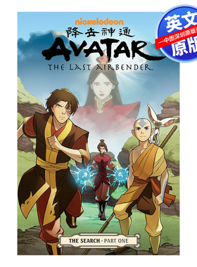 英文原版 Avatar: The Last Airbender: The Search, Part 1 阿凡达 最后的气宗 搜索 第1部分 进口英文版正版书籍