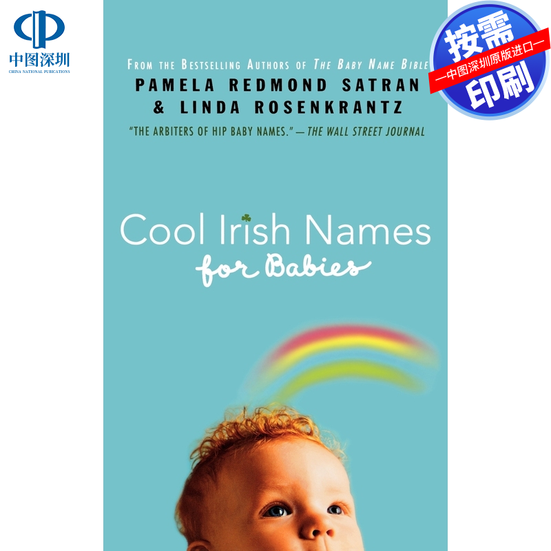预售 按需印刷 英文原版 酷爱尔兰宝宝名字 Cool Irish Names for Babies 进口书籍正版