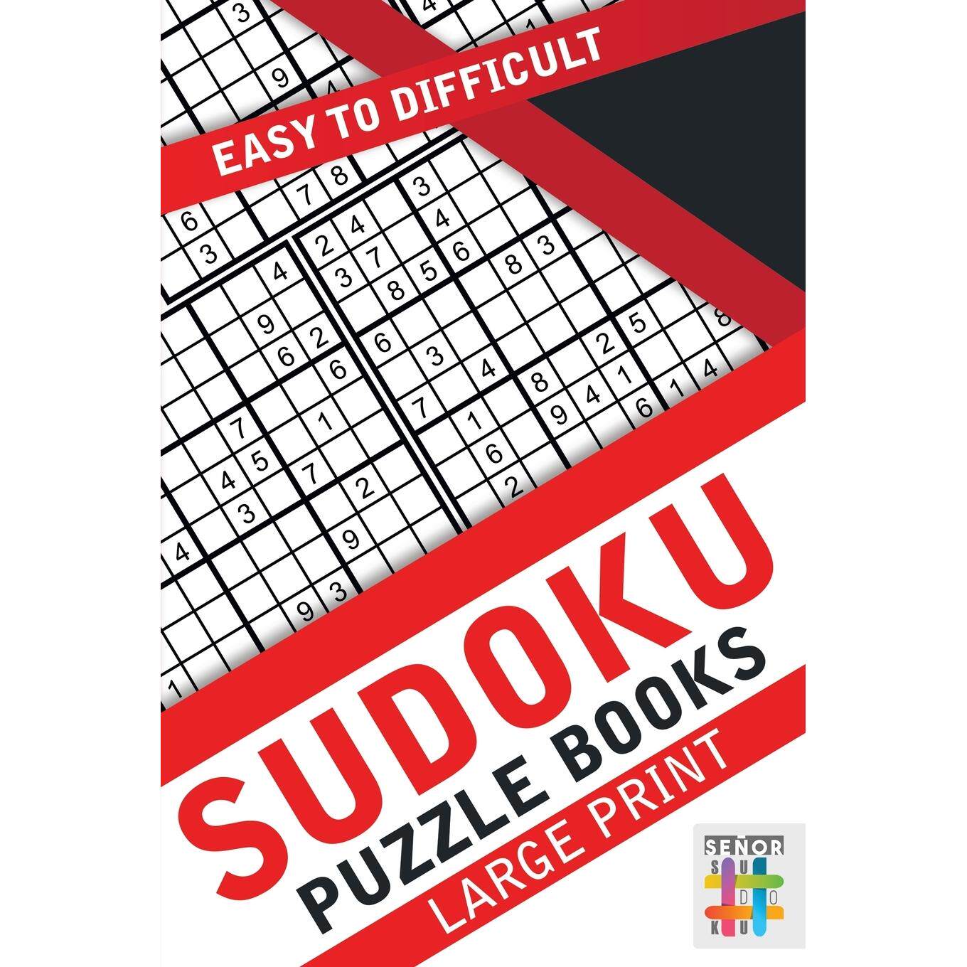 【预售 按需印刷】英文原版Sudoku Puzzle Books Large Print | Easy to Difficult进口原版正版书籍