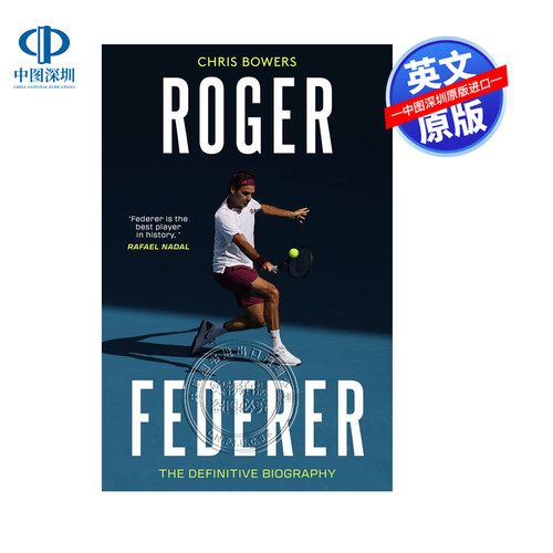 【预售英文原版】罗杰 费德勒官方传记 网球王子 终极人物传记小说 Roger Federer: The Definitive Biography 体育球星