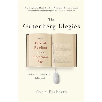 【预售 按需印刷】英文原版古登堡挽歌The Gutenberg Elegies原装进口正版书籍