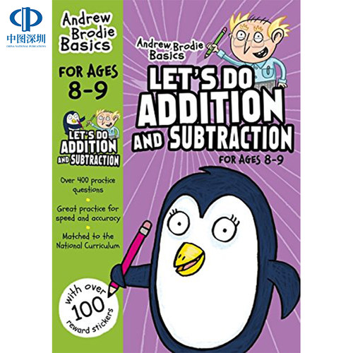 英文原版 让我们做加法和减法8-9(安德鲁布罗迪基础)平装本 Let's do Addition and Subtraction 8-9 (Andrew Brodie Basics)
