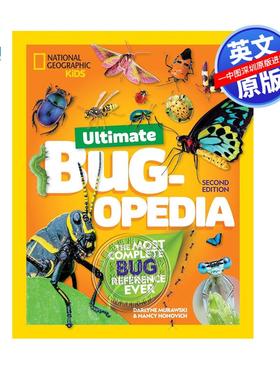 英文原版 终极昆虫完全百科指南 第二版 精装 国家地理系列 儿童全彩认知科普图画书Ultimate Bugopedia National Geographic Kids