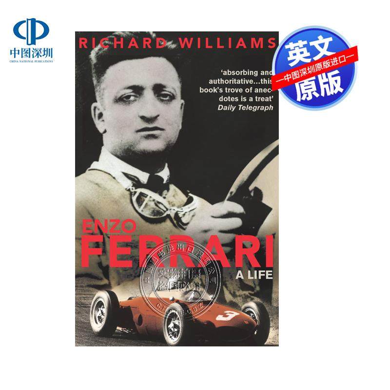 预售英文原版 恩佐 法拉利 一生 F1赛车之父 人物传记 法拉利创始人 Enzo Ferrari A Life Richard Williams