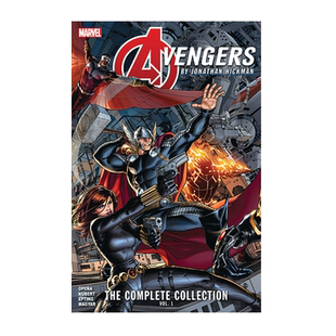 英文原版 乔纳森·希克曼的复仇者联盟:全集第一卷 Avengers by Jonathan Hickman: The Complete Collection Vol. 1 进口书籍